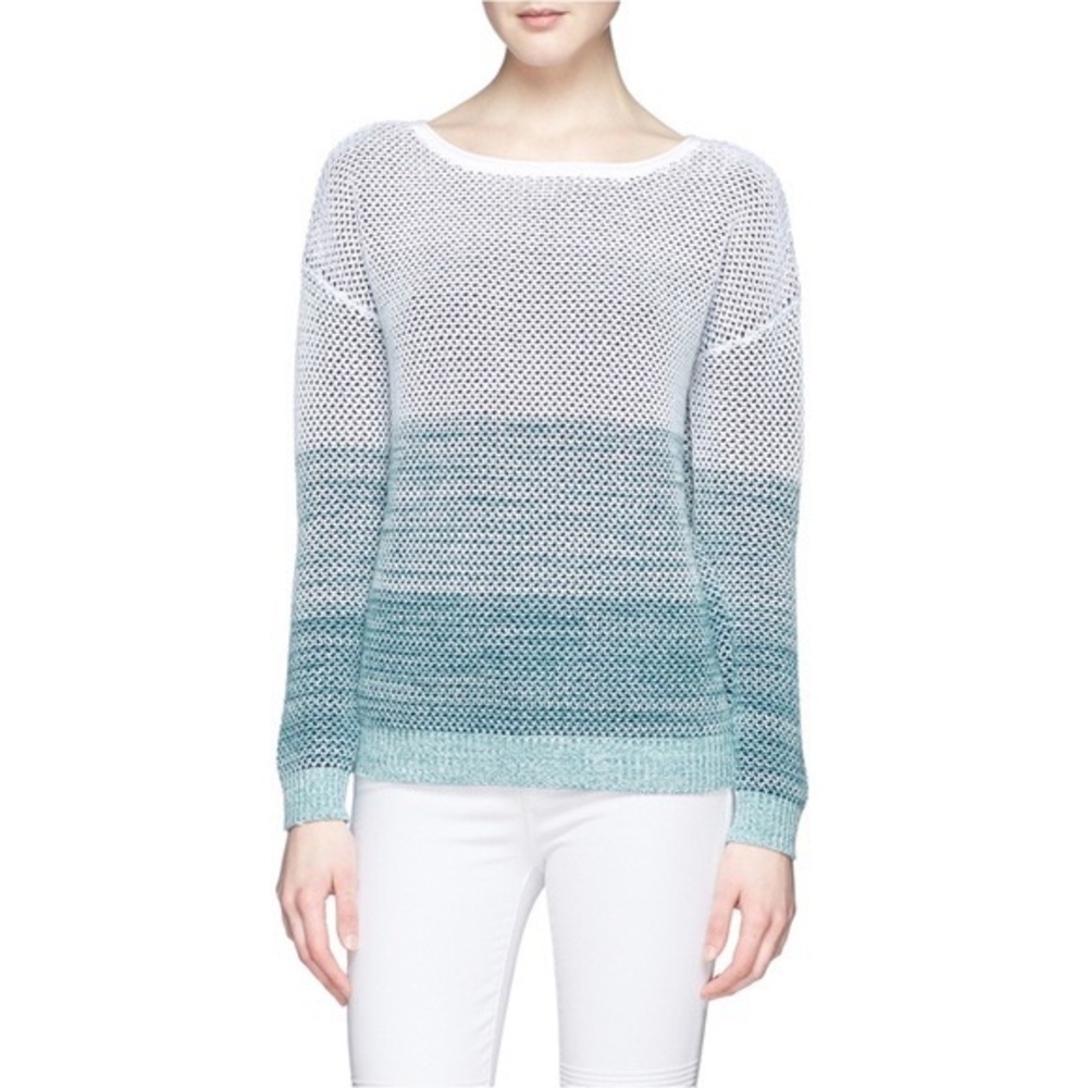 Vince Oversized Knit Ombré Sweater